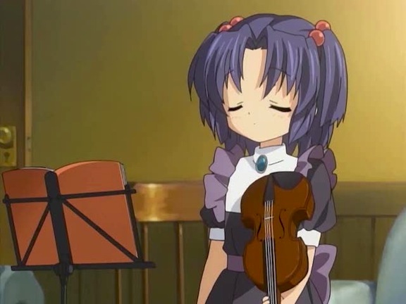 bored violinist